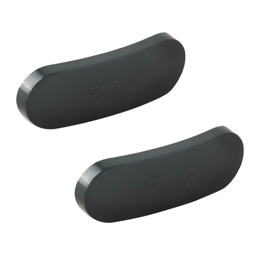 Kit 2 magnetic bases glossy black